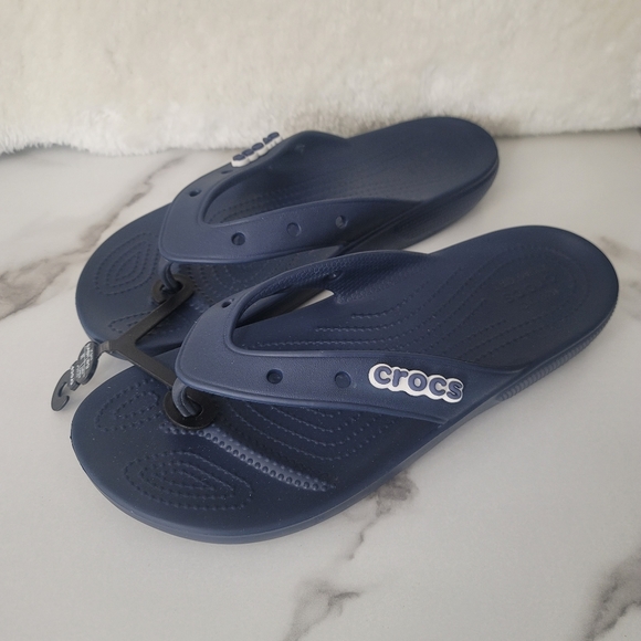 CROCS Shoes Crocs Classic Platform Flip Flops W2m1 Blue Jibbitz
